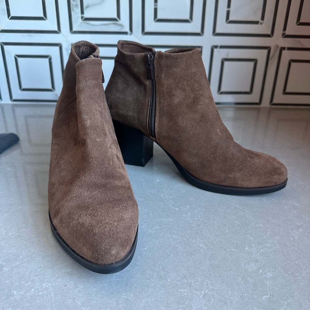 Eric Michael Brown Suede Ankle Boots